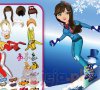 Dziewczyna na snowboardzie