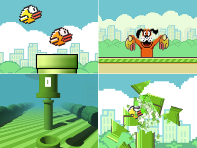 Flappy Bird - oryginał i przeróbki