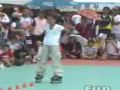 Slalom na rolkach