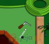 Minigolf w ogrodzie