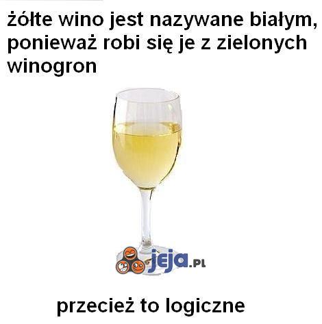Białe wino - Przecież to logiczne