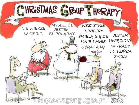 Świąteczna terapia grupowa