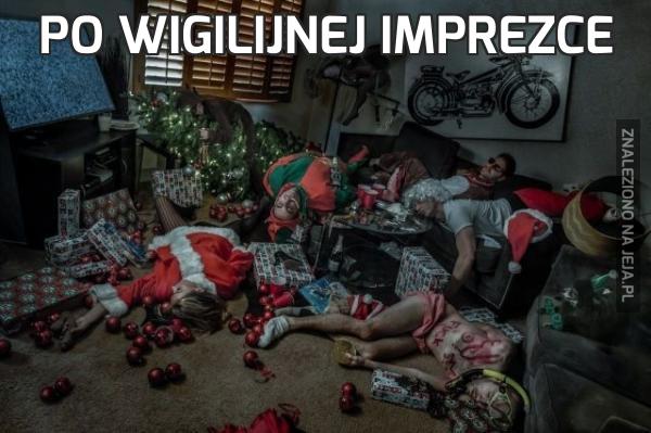 Po wigilijnej imprezce