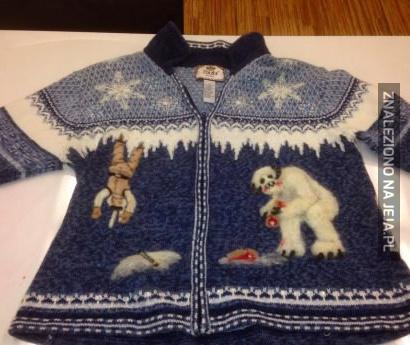"świąteczny" sweterek