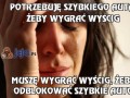 Potrzebuję szybkiego auta, żeby wygrać wyścig