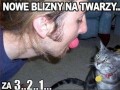 Nowe blizny na twarzy...