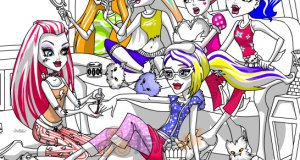 Monster High Kolorowanka Ubieranki Jejapl