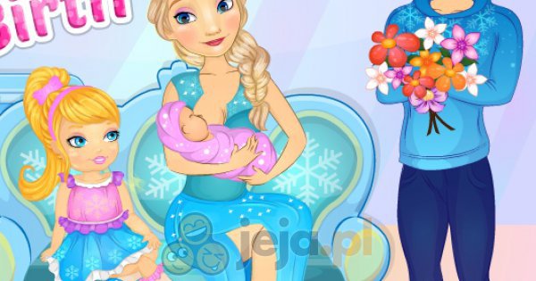 Elsa I Narodziny Dziecka Ubieranki Jeja Pl