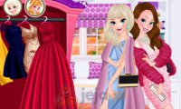 Elsa i Anna na imprezie
