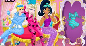 Księżniczki Disneya i pidżama party