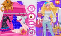 Barbie i ubrania w kropki