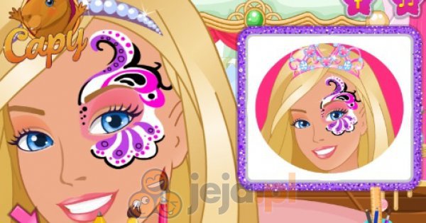 Barbie I Makijaż Na Imprezę Ubieranki Jejapl 5900