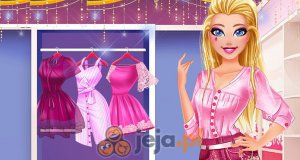 Barbie na różowo