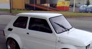 Fiat 126 z silnikiem od Yamahy R1