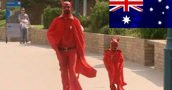 Denerwujący diabeł w Australii