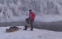 Kąpiel w Rosji przy temperaturze powietrza -52*C
