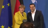 Przemówienie Merkel i Tsipras'a