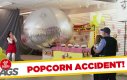 Ukryta kamera - pilnowanie popcornu