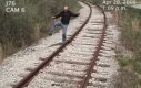 Uderzony przez pociąg