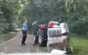Policjant kontra nawalony traktorzysta