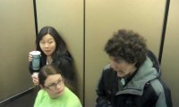 Ukryta kamera - krzyk w windzie