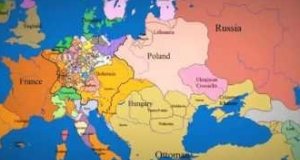 Jak w ciągu tysiąca lat zmieniały się granice Europy