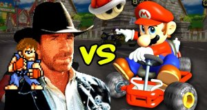 Chuck Norris vs Mario Kart