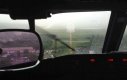 Silny deszcz podczas lądowania