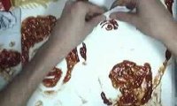 Malowanie ketchupem
