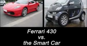 Smart vs Ferrari F430