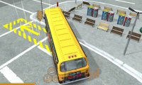 Parkowanie amerykańskim autobusem 3D