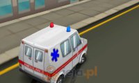 Ambulans na telefon 3D