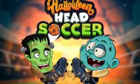 Halloweenowa piłka głowami