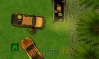 Pickup ratuje przed zombie