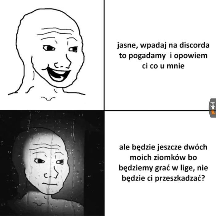 Ale ja chciałem z tobą...