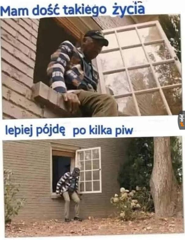 Na sucho się nie da