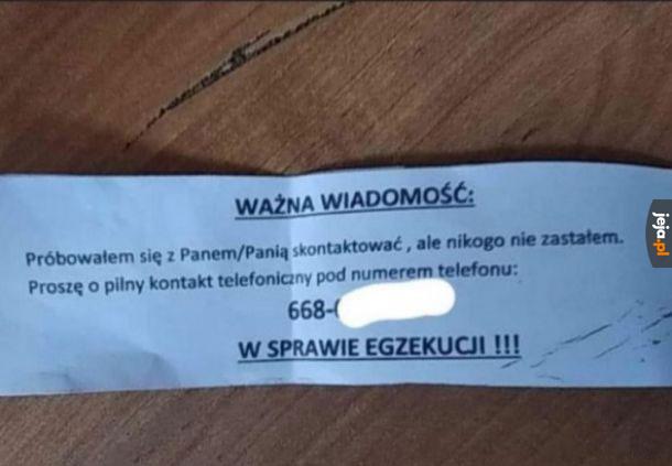 Yyy raczej zablokuję niż oddzwonię