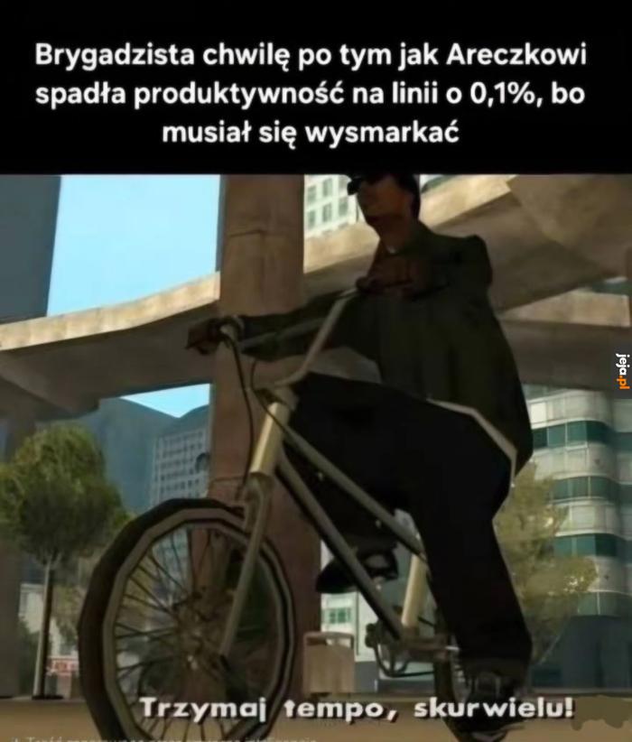 Nie zwalniaj
