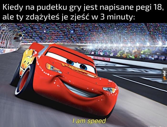 Jestem prędkością