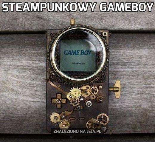 Steampunkowy Gameboy