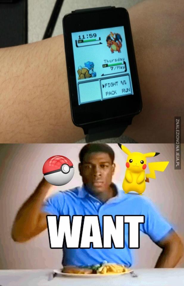 Zegarek z Pokemonami
