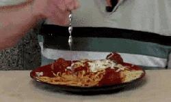 Genialny widelec do spaghetti