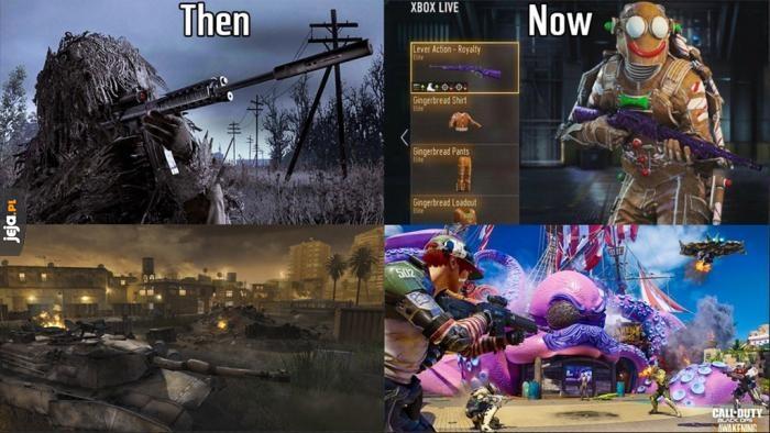 Call of Duty kiedyś i dziś