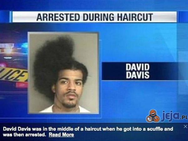 Aresztowany u fryzjera