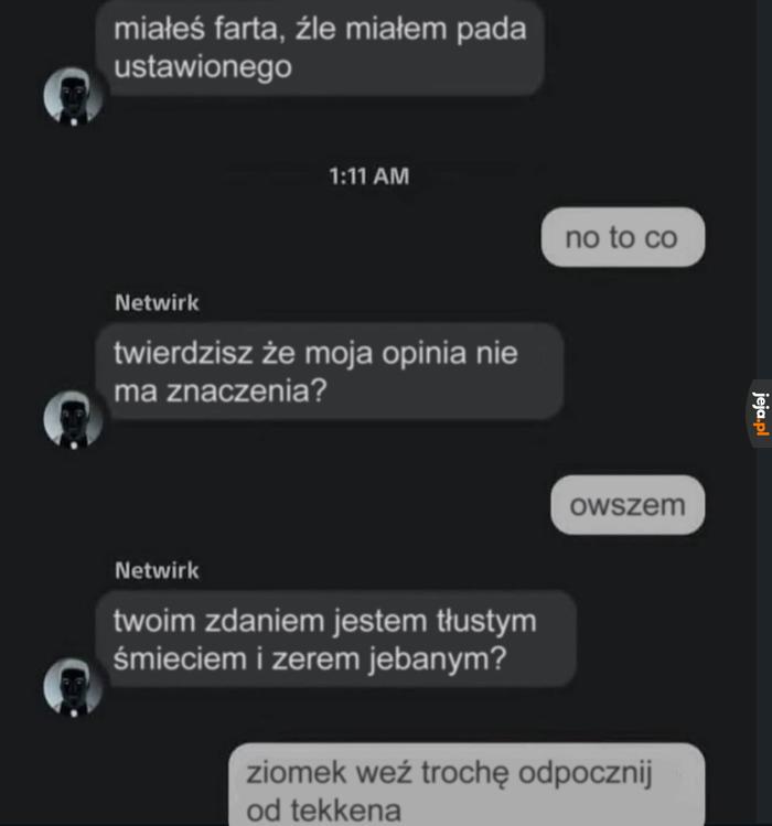 Kiedy rywalizacja wejdzie za mocno