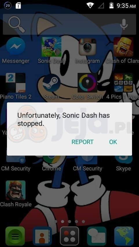 Zatrzymałem Sonica!