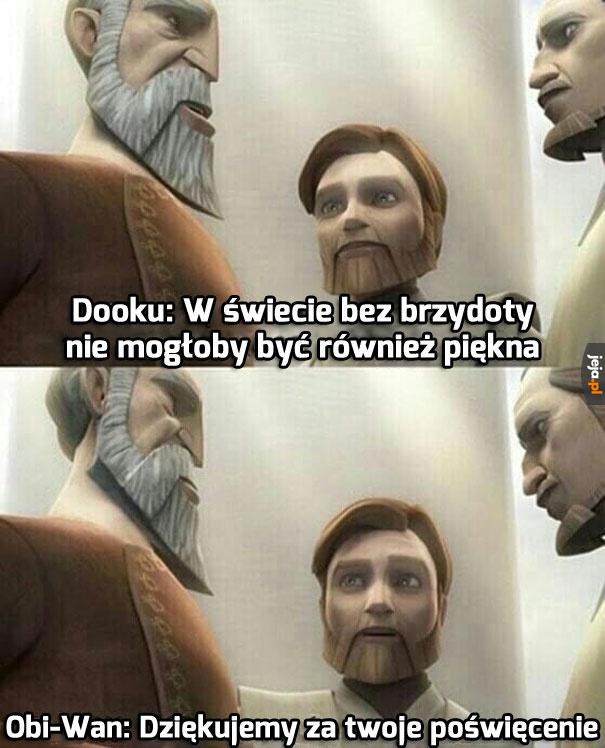 Obi-Wan zawsze potrafił przypiekać sithów