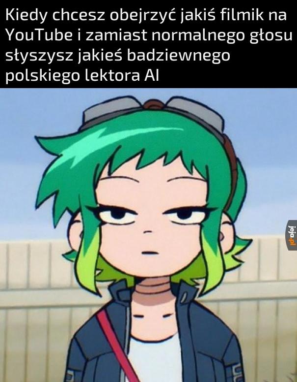 Najgorsze jest to, że tego czasami nie da się przełączyć na normalny głos