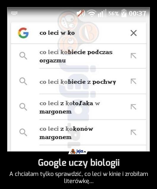 Google uczy biologii