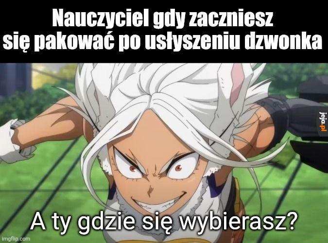 Dzwonek jest dla nauczyciela